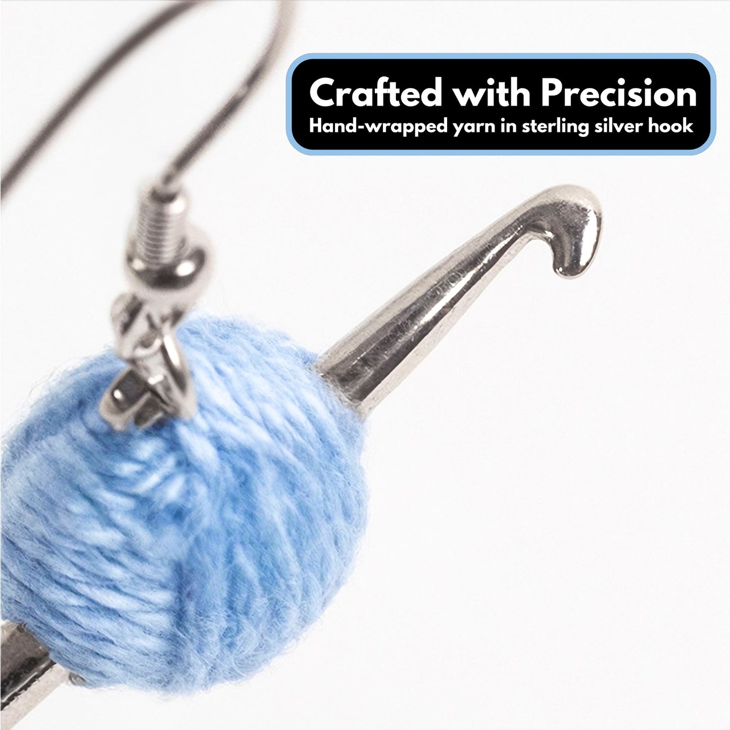 Everything Crochet™ Sterling Silver Earrings