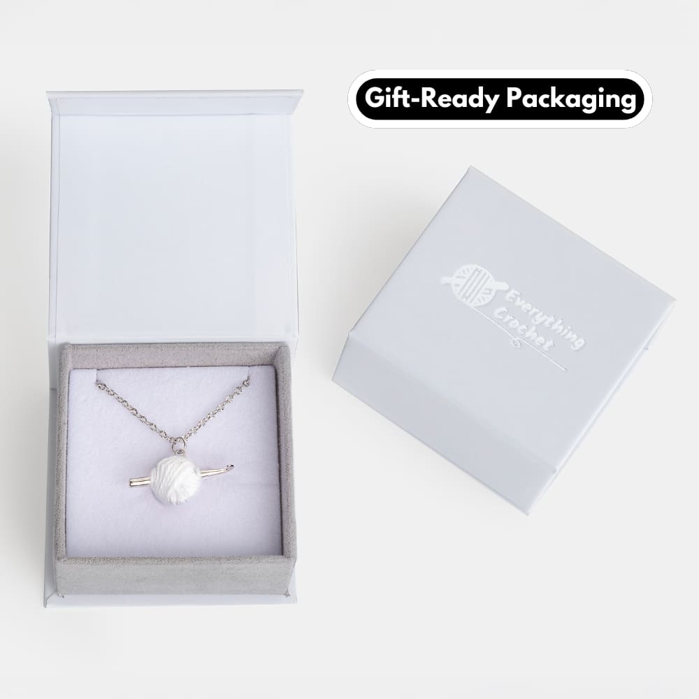 Sterling Silver Crochet Hook Necklace