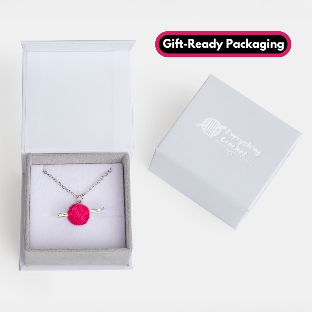 Sterling Silver Crochet Hook Necklace