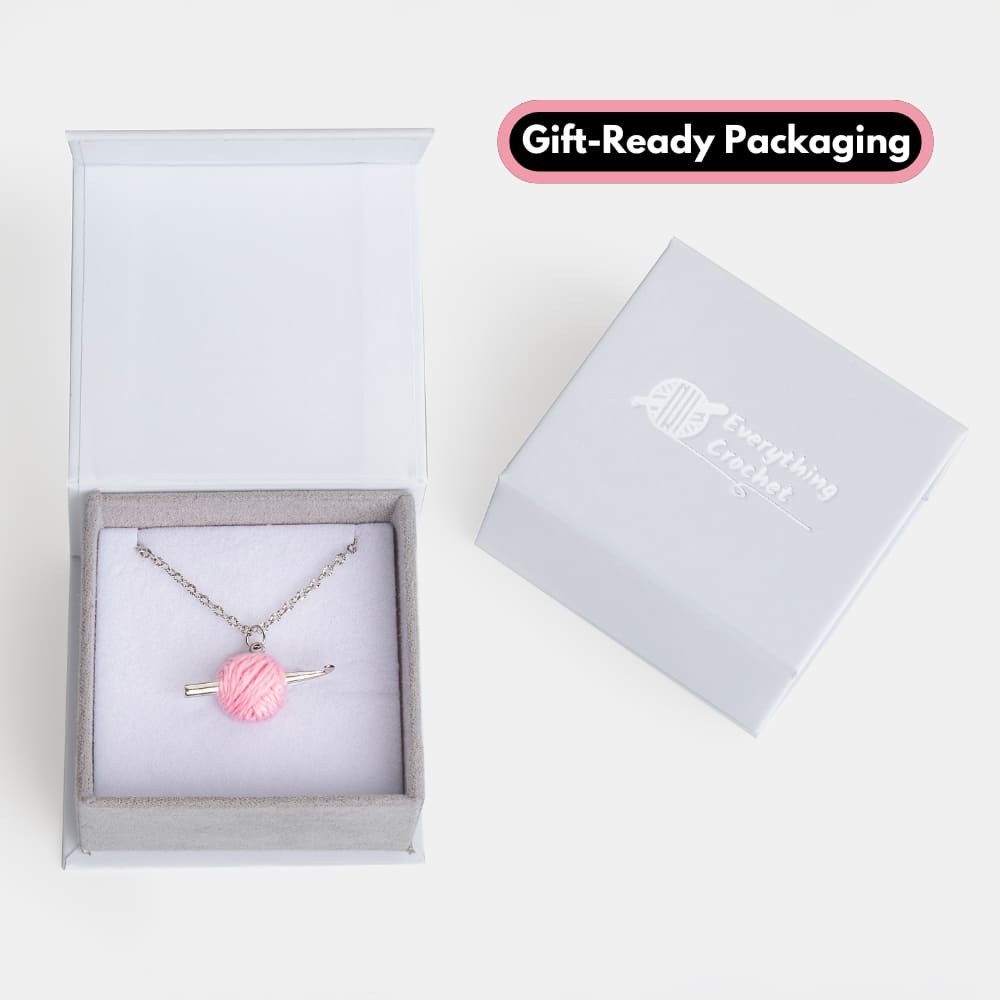 Sterling Silver Crochet Hook Necklace