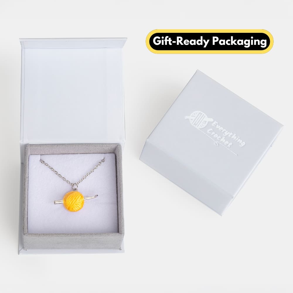 Sterling Silver Crochet Hook Necklace