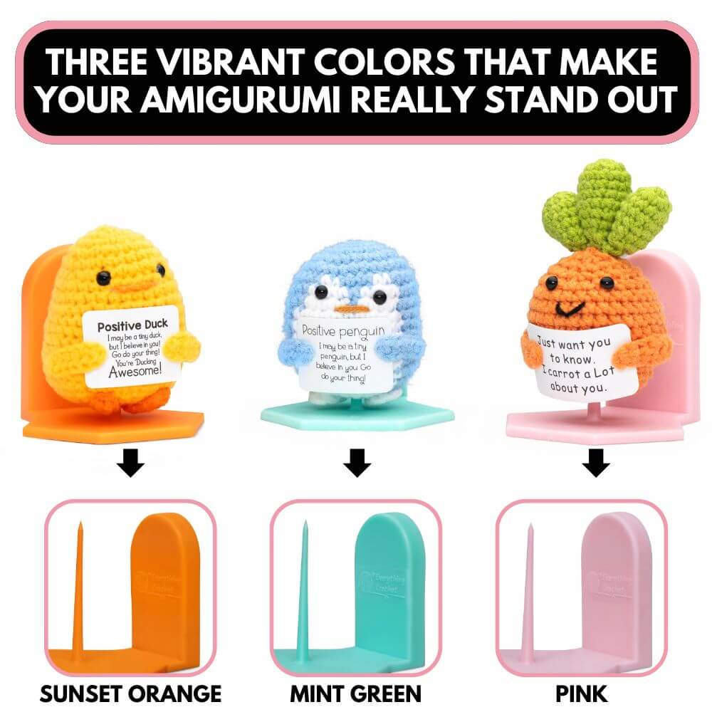 AmiFrame - Wall Display for Amigurumi Creations (Set of 3)