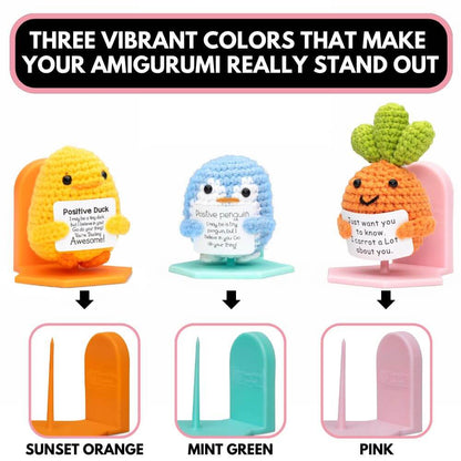 AmiFrame - Wall Display for Amigurumi Creations (Set of 3)