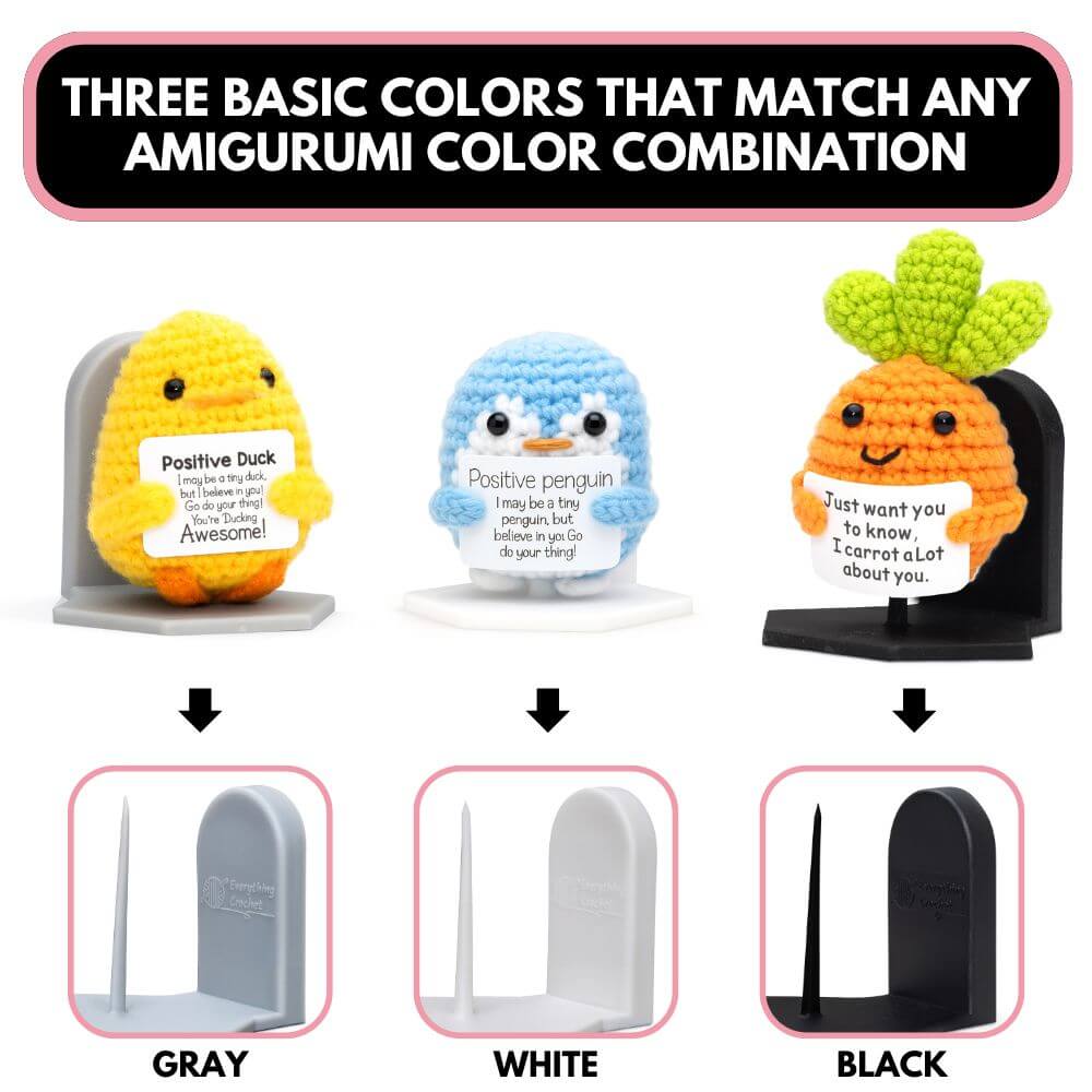 AmiFrame - Wall Display for Amigurumi Creations (Set of 3)