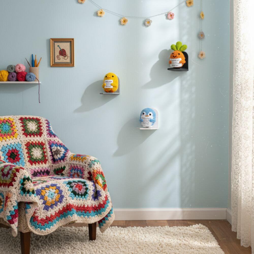 AmiFrame - Wall Display for Amigurumi Creations (Set of 3)