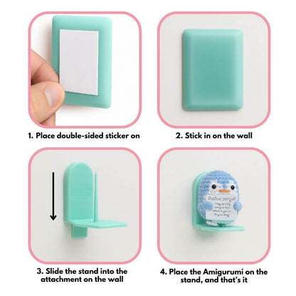 AmiFrame - Wall Display for Amigurumi Creations (Set of 3)