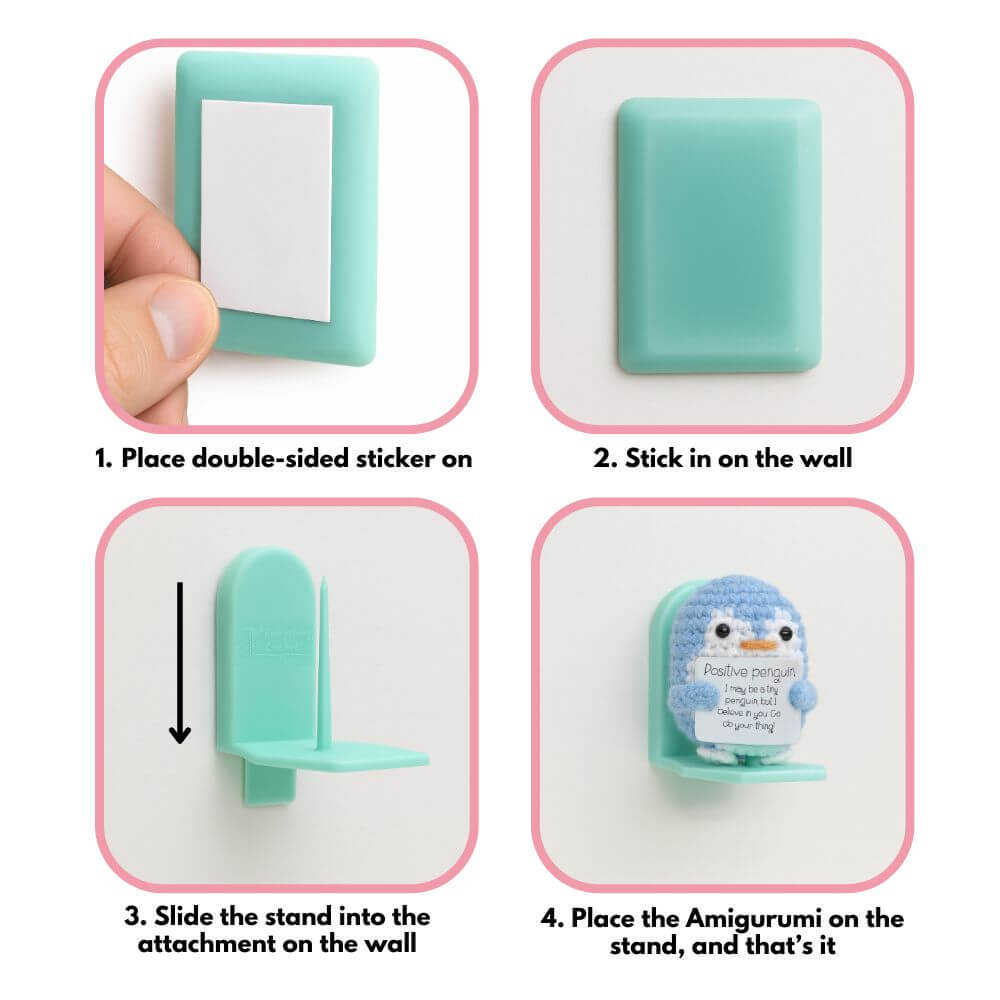 AmiFrame - Wall Display for Amigurumi Creations (Set of 3)