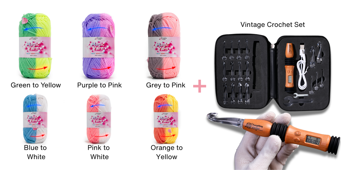 6 Magic Yarns & Crochet Set Bundle – Everything Crochet