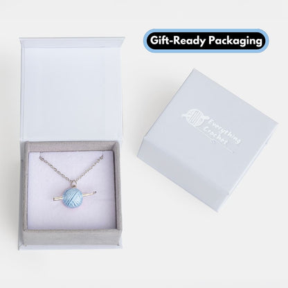 Sterling Silver Crochet Hook Necklace