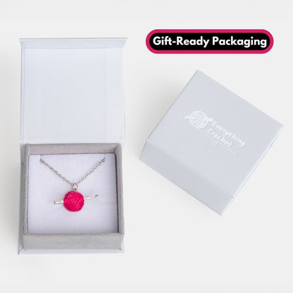 Sterling Silver Crochet Hook Necklace