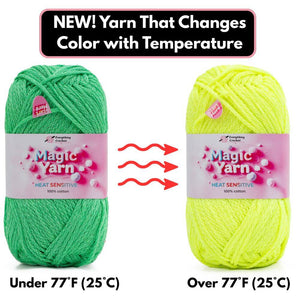 Magic Yarn - 100% Cotton Color Changing Yarn – Everything Crochet