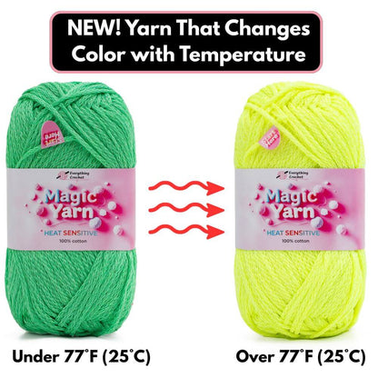 Magic Yarn - 100% Cotton Color Changing Yarn