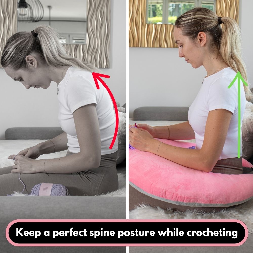 Chubby Doctor – The Posture Pillow for Crocheters