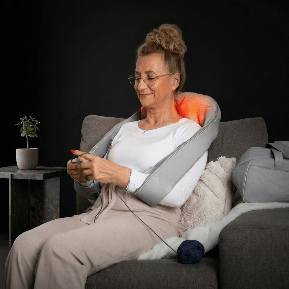 Neck pain building up during a long crochet session