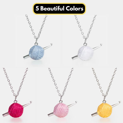 Sterling Silver Crochet Hook Necklace