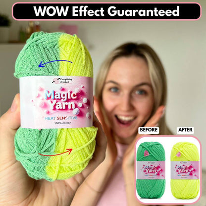 Magic Yarn - 100% Cotton Color Changing Yarn