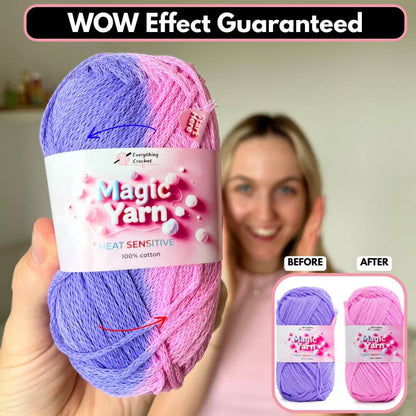 Magic Yarn - 100% Cotton Color Changing Yarn