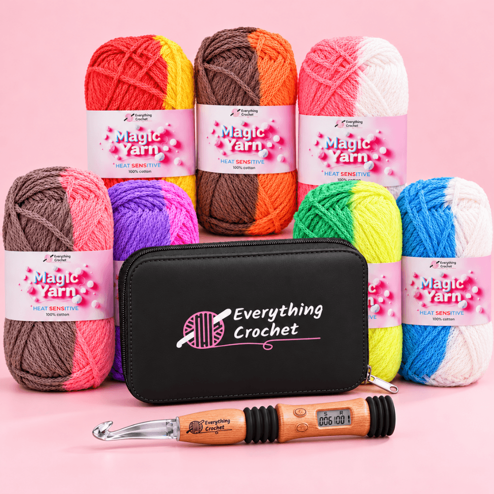 Magic Yarns & Crochet Set Bundle