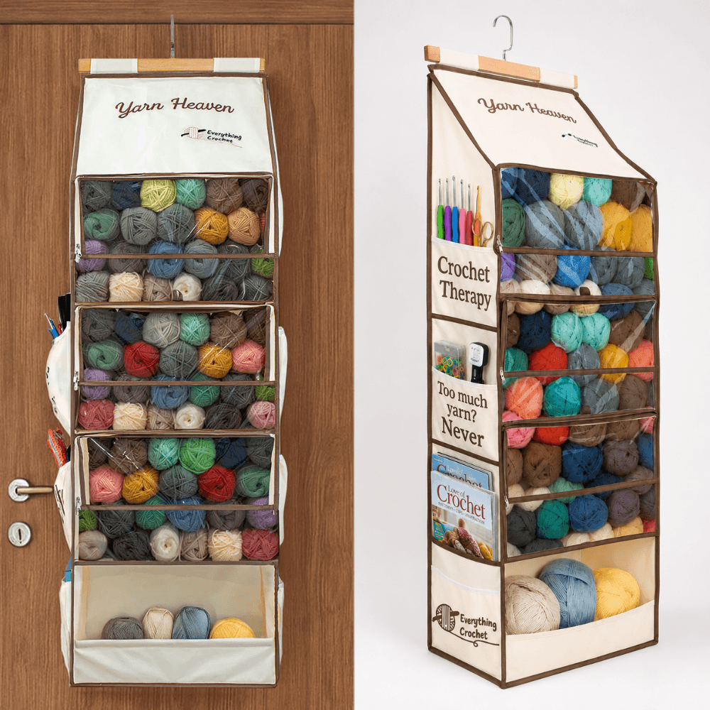 Yarn Heaven - All In One Crochet Storage Solution + Bonuses