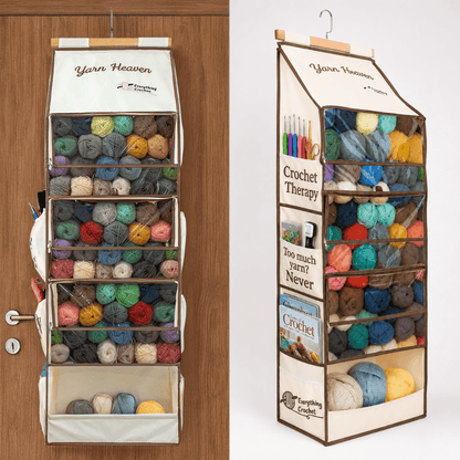 Yarn Heaven - All In One Crochet Storage Solution + Bonuses