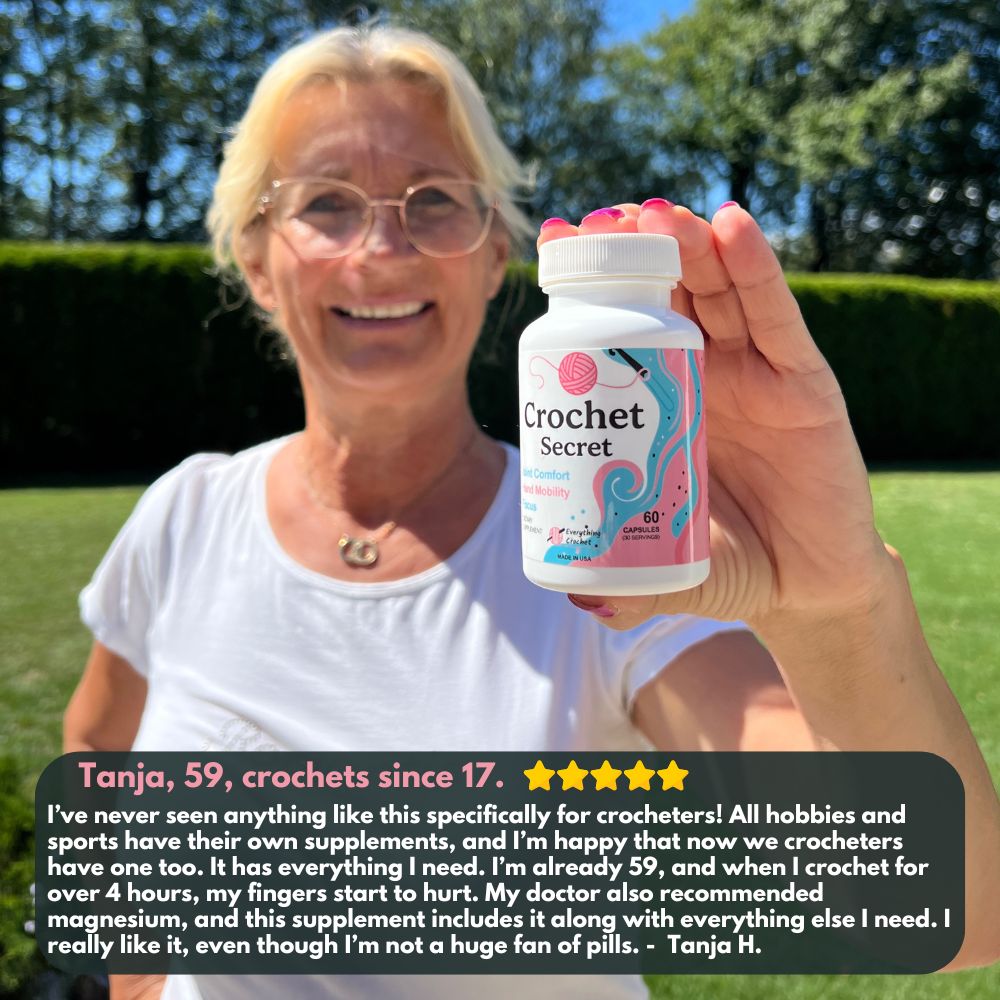 Crochet Secret - The World’s First Supplement Made for Crocheters