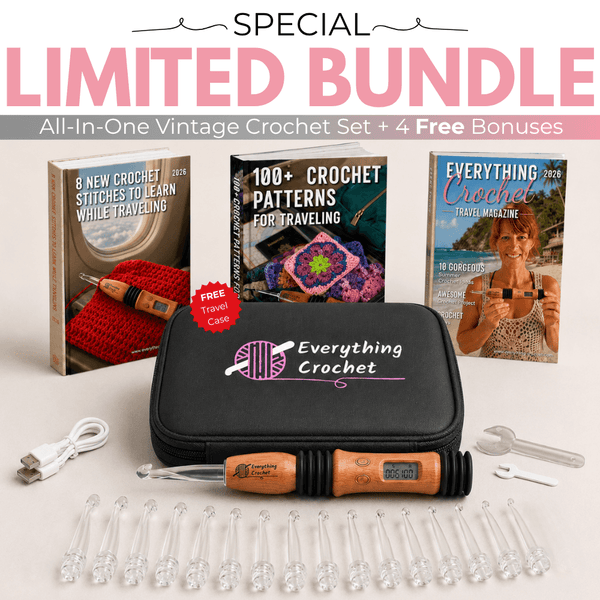 Travel Crochet Set - All in one hook solution while you’re on the go