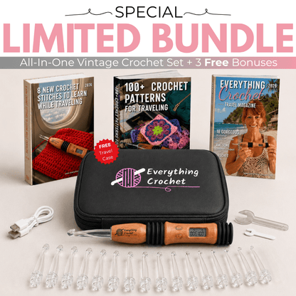 Travel Crochet Set - All in one hook solution while you’re on the go