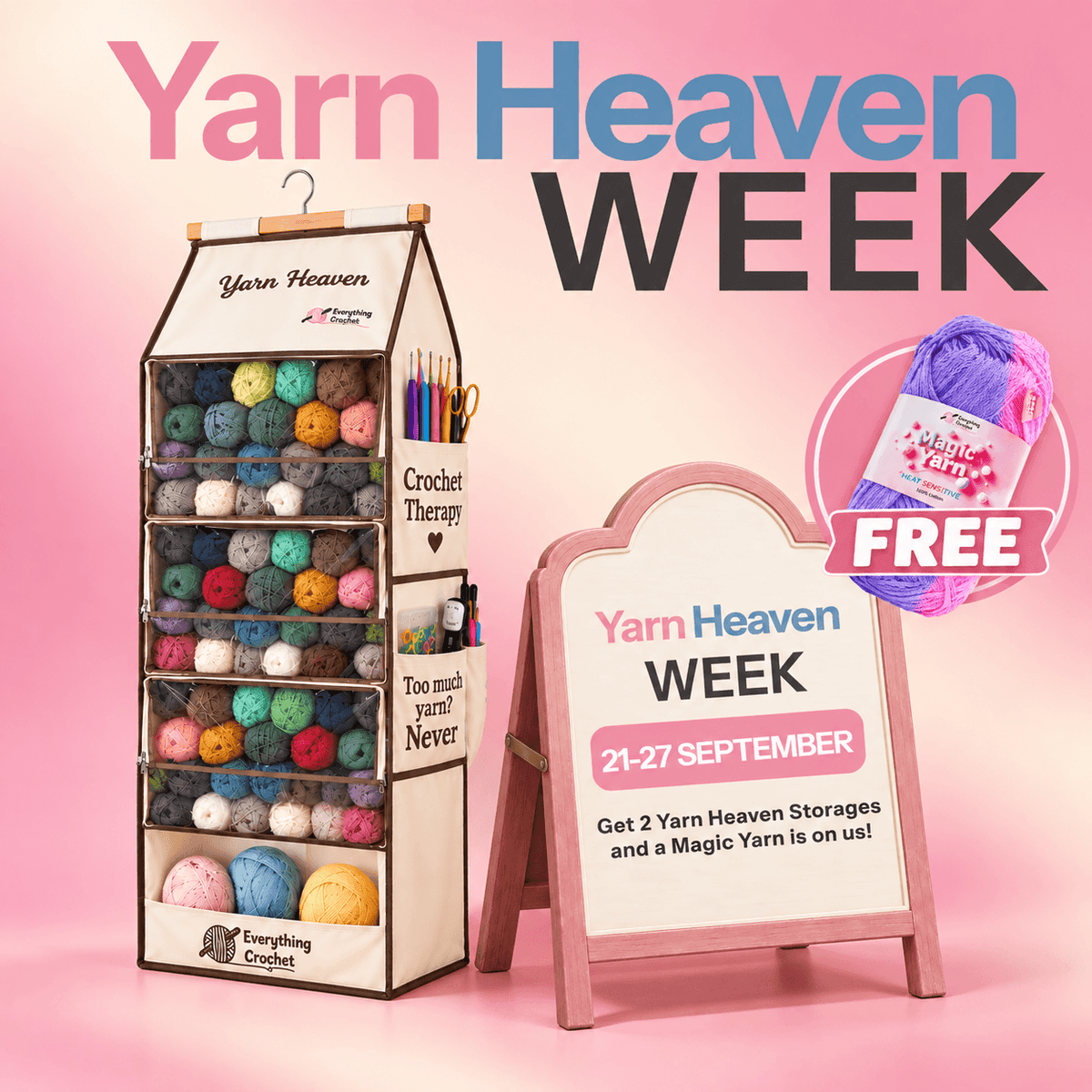 Yarn Heaven - All In One Crochet Storage Solution