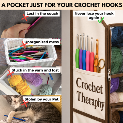 Yarn Heaven - All In One Crochet Storage Solution + Bonuses