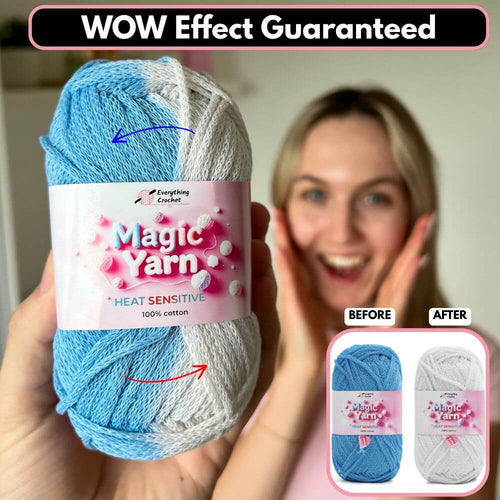 Magic Yarn - 100% Cotton Color Changing Yarn – Everything Crochet