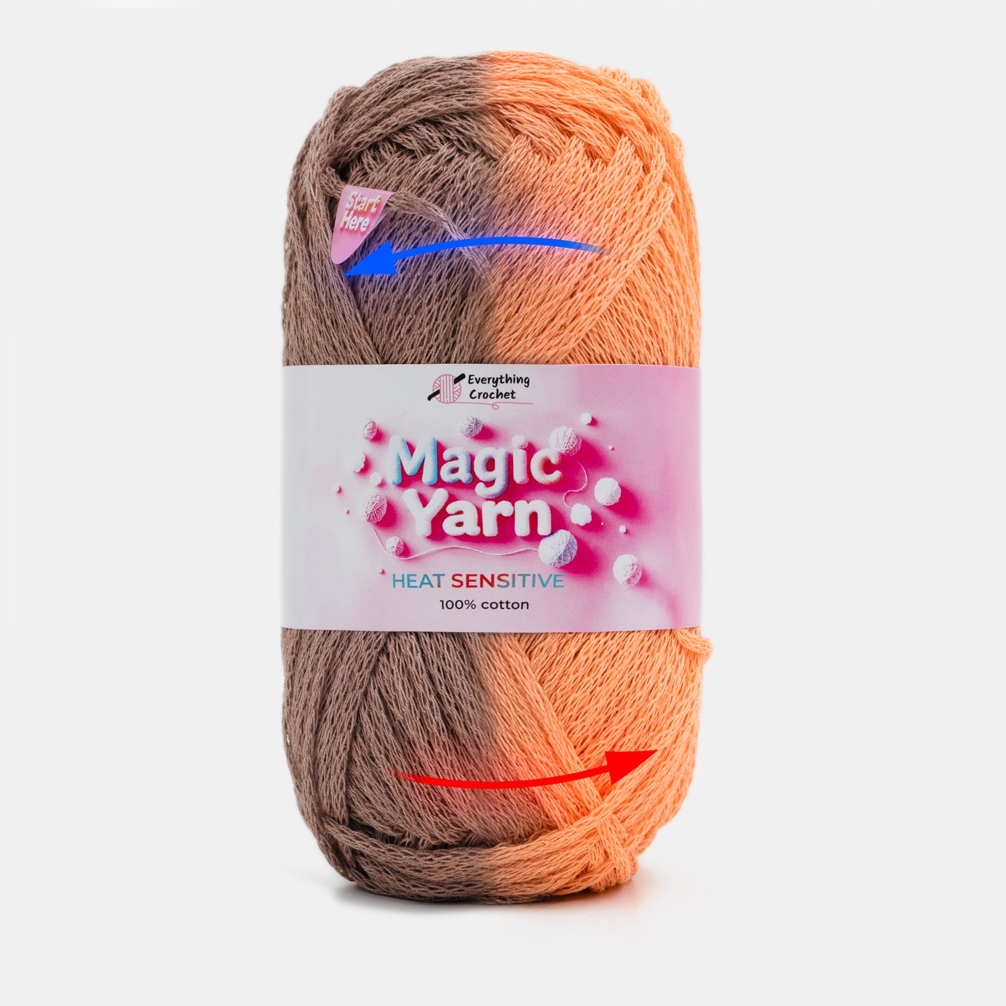 Magic Yarn - 100% Cotton Color Changing Yarn