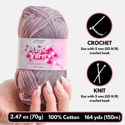 Magic Yarn - 100% Cotton Color Changing Yarn